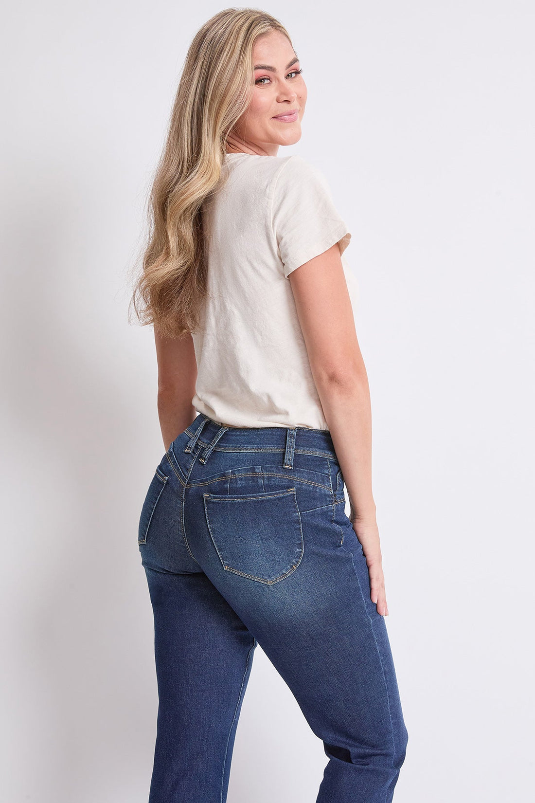 Women's High Rise Curve Confidence  Straight  Jeans