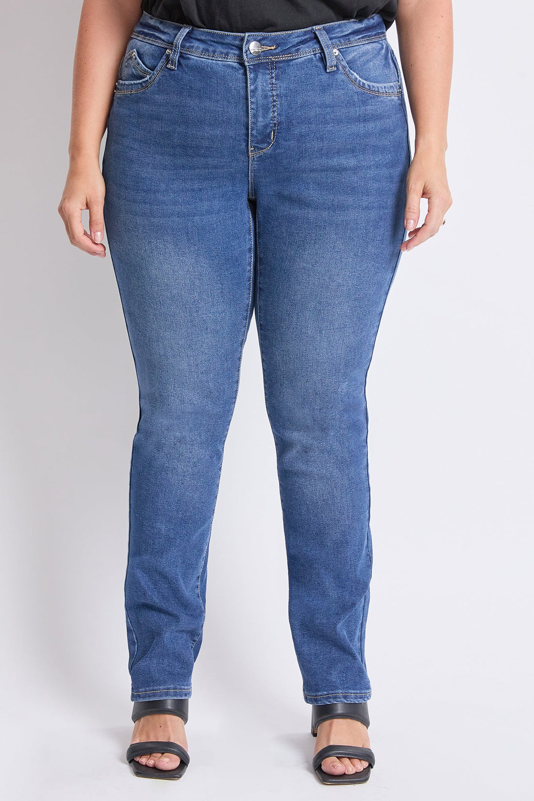 Women's Plus High Rise Curve Confidence  Straight