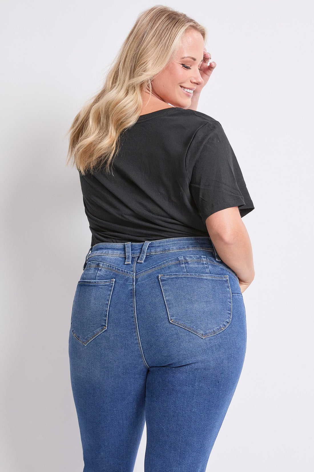 Women's Plus High Rise Curve Confidence  Straight