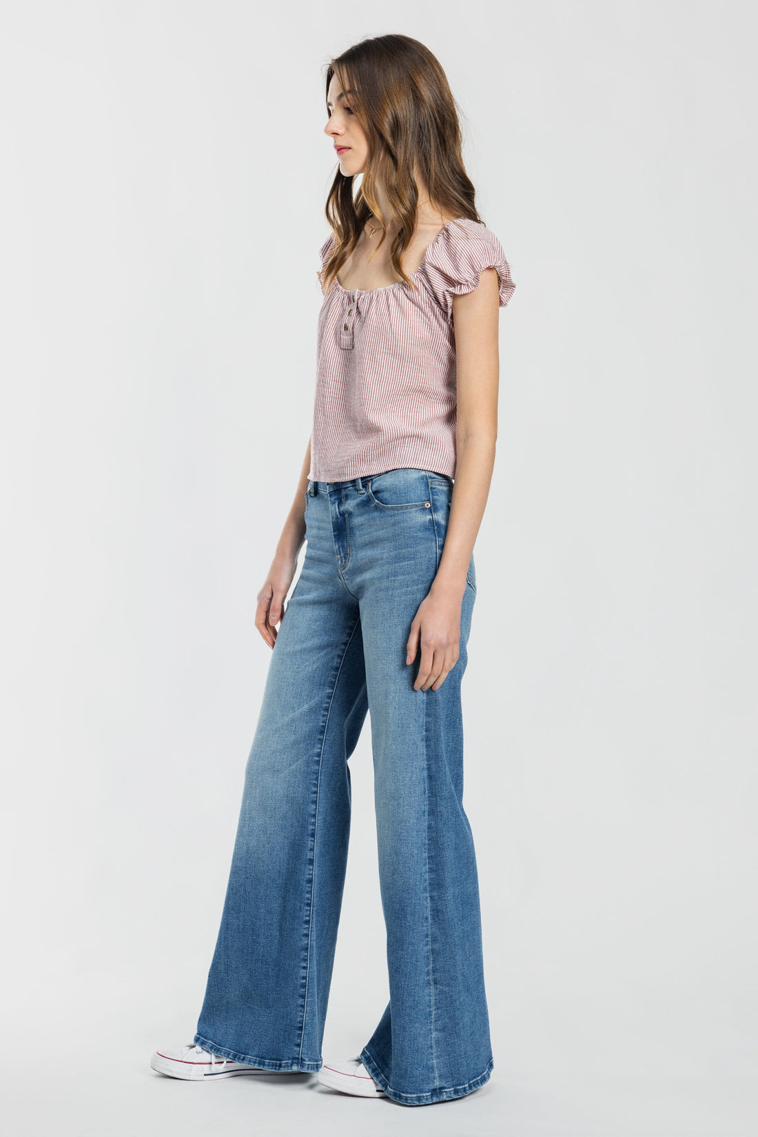 High Rise Super Wide Leg Jeans