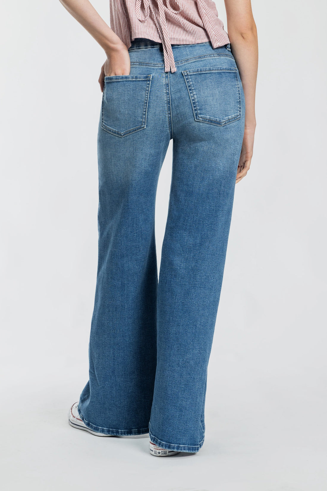 High Rise Super Wide Leg Jeans