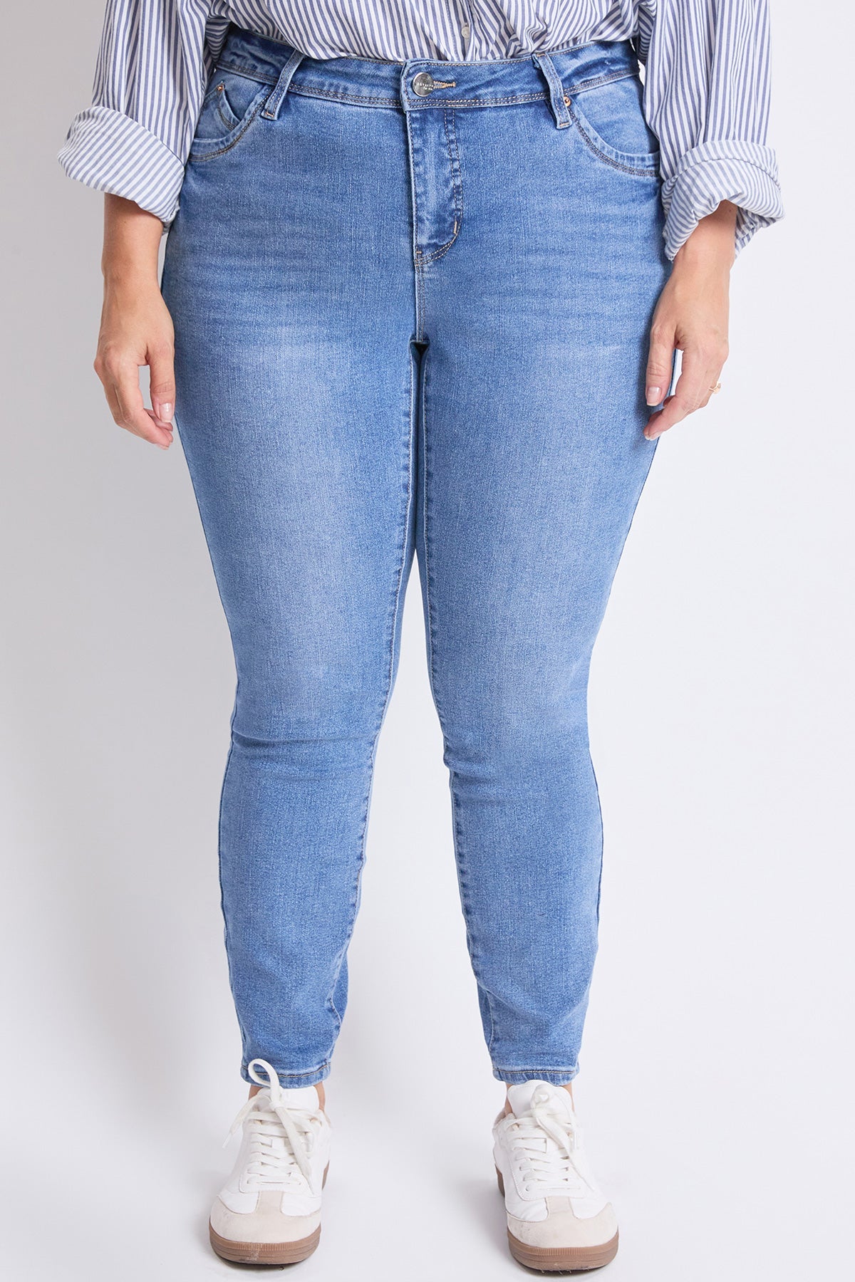 Women's Plus High Rise Curve Confidence  Skinny Jeans