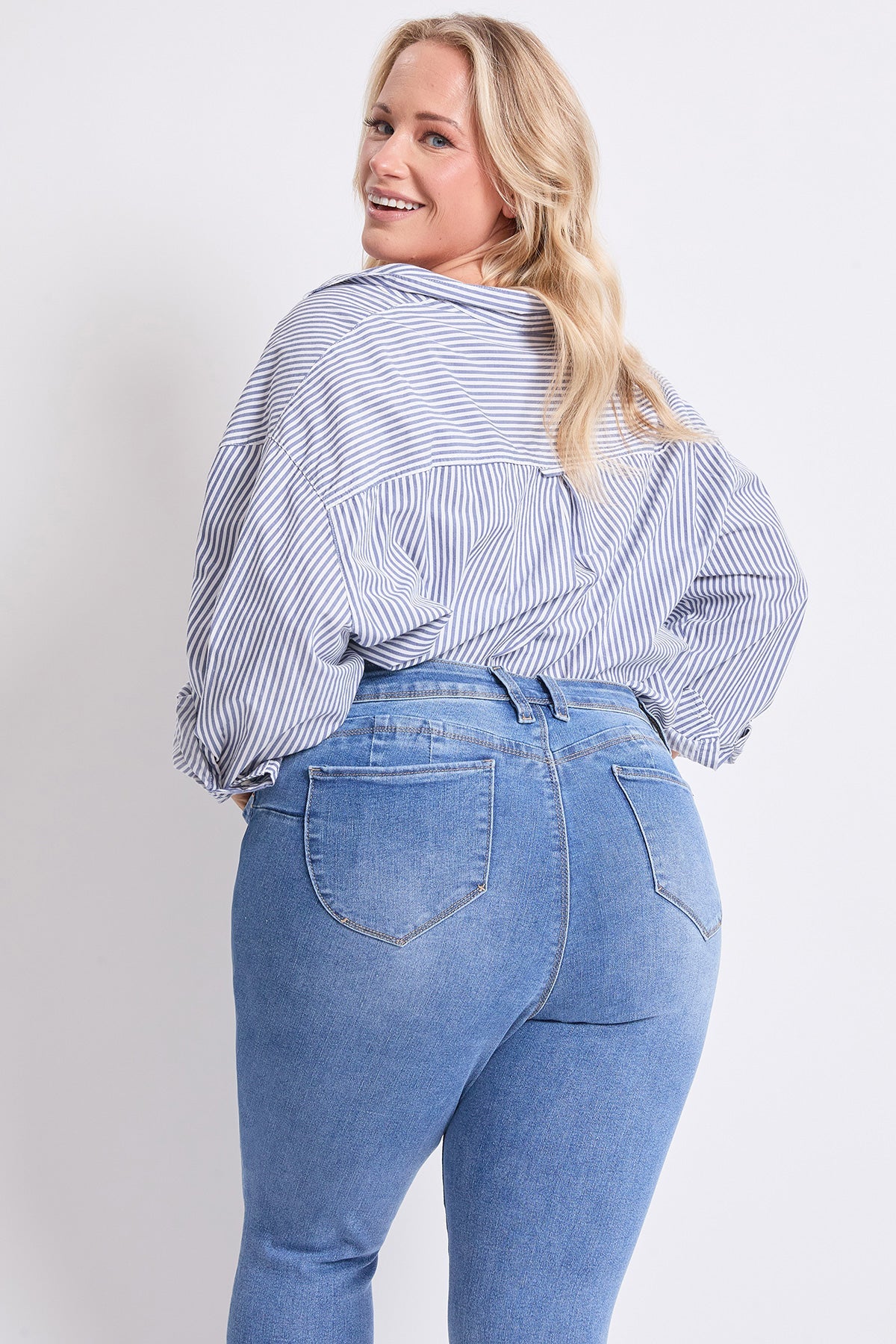 Women's Plus High Rise Curve Confidence  Skinny Jeans