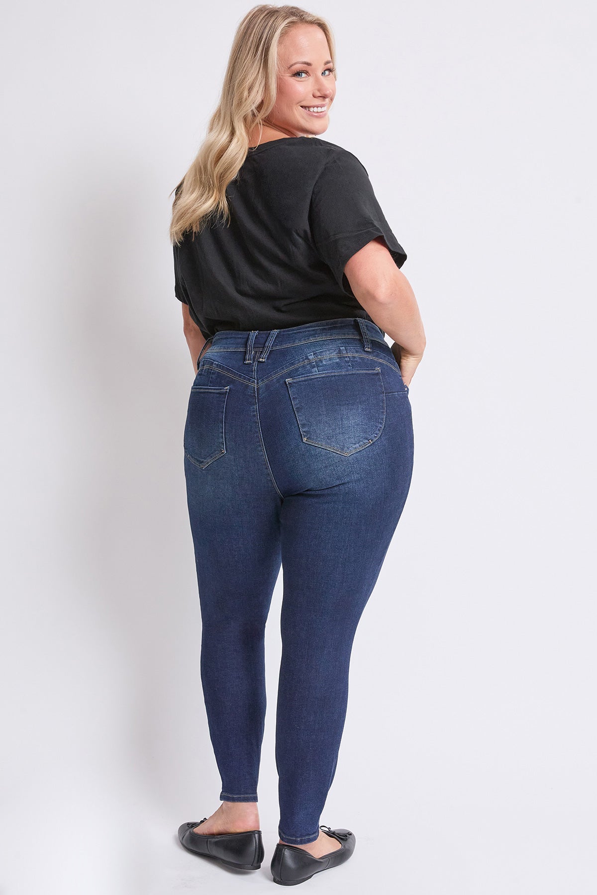 Women's Plus High Rise Curve Confidence  Skinny Jeans