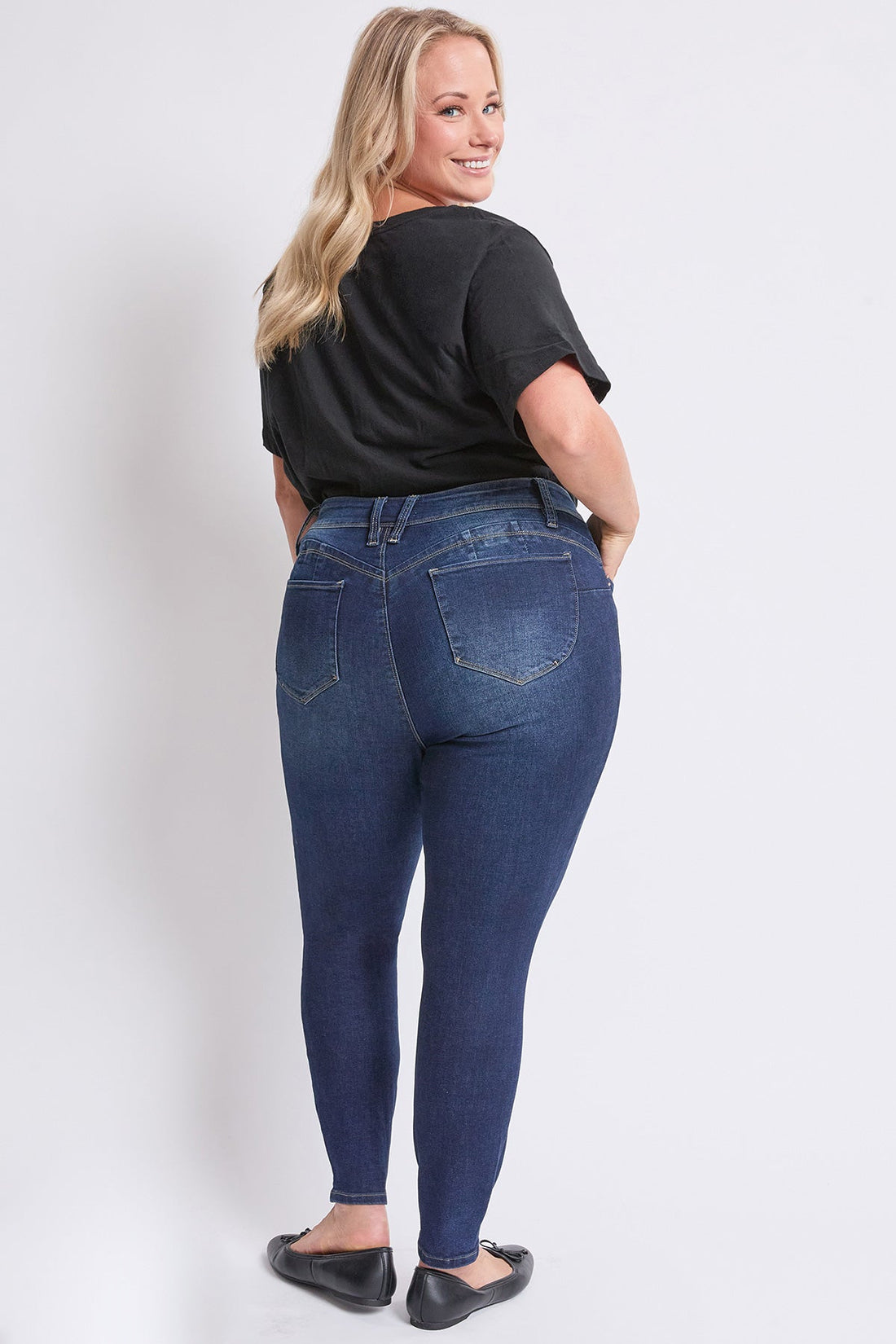 Women's Plus High Rise Curve Confidence  Skinny Jeans