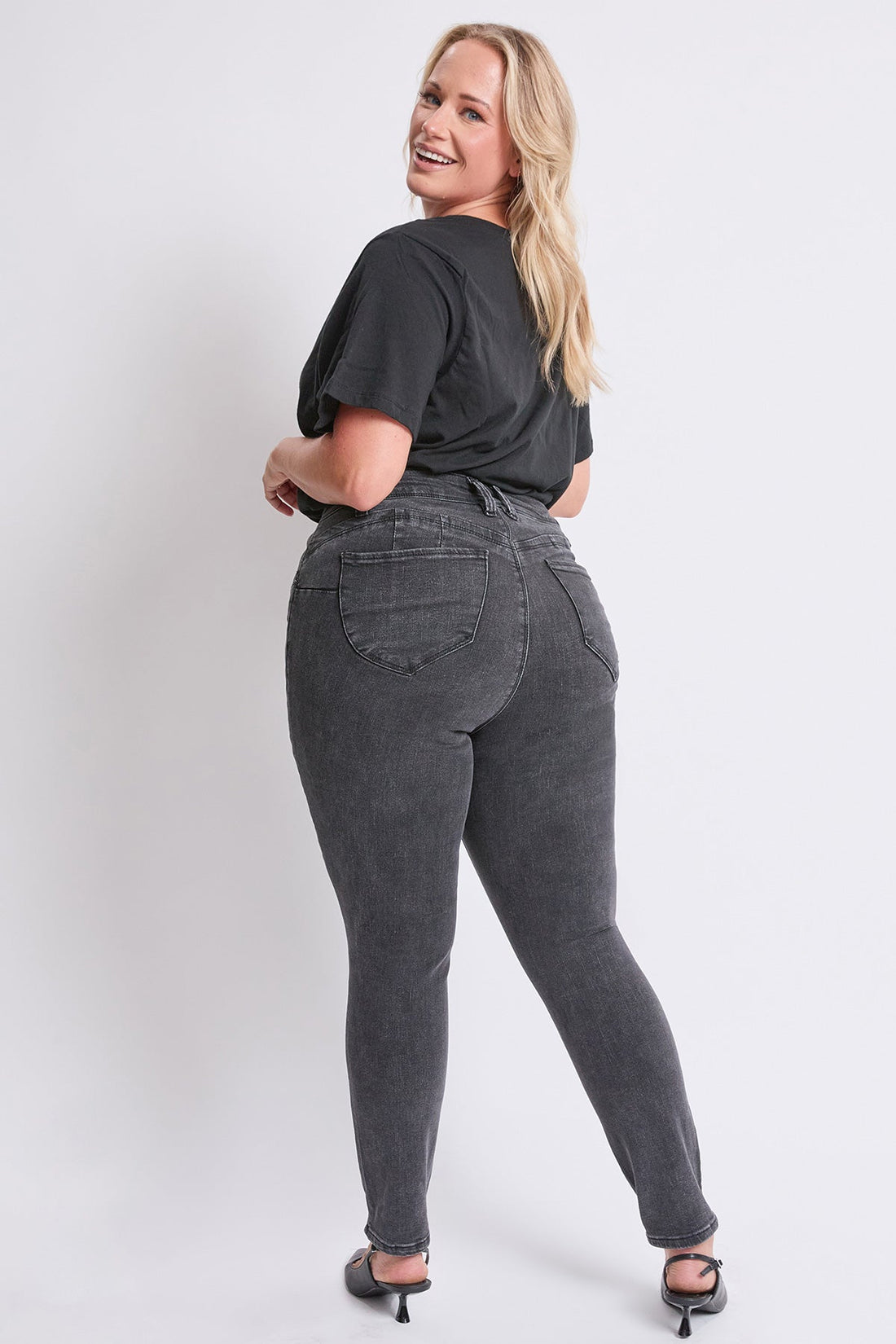 Women's Plus High Rise Curve Confidence  Skinny Jeans