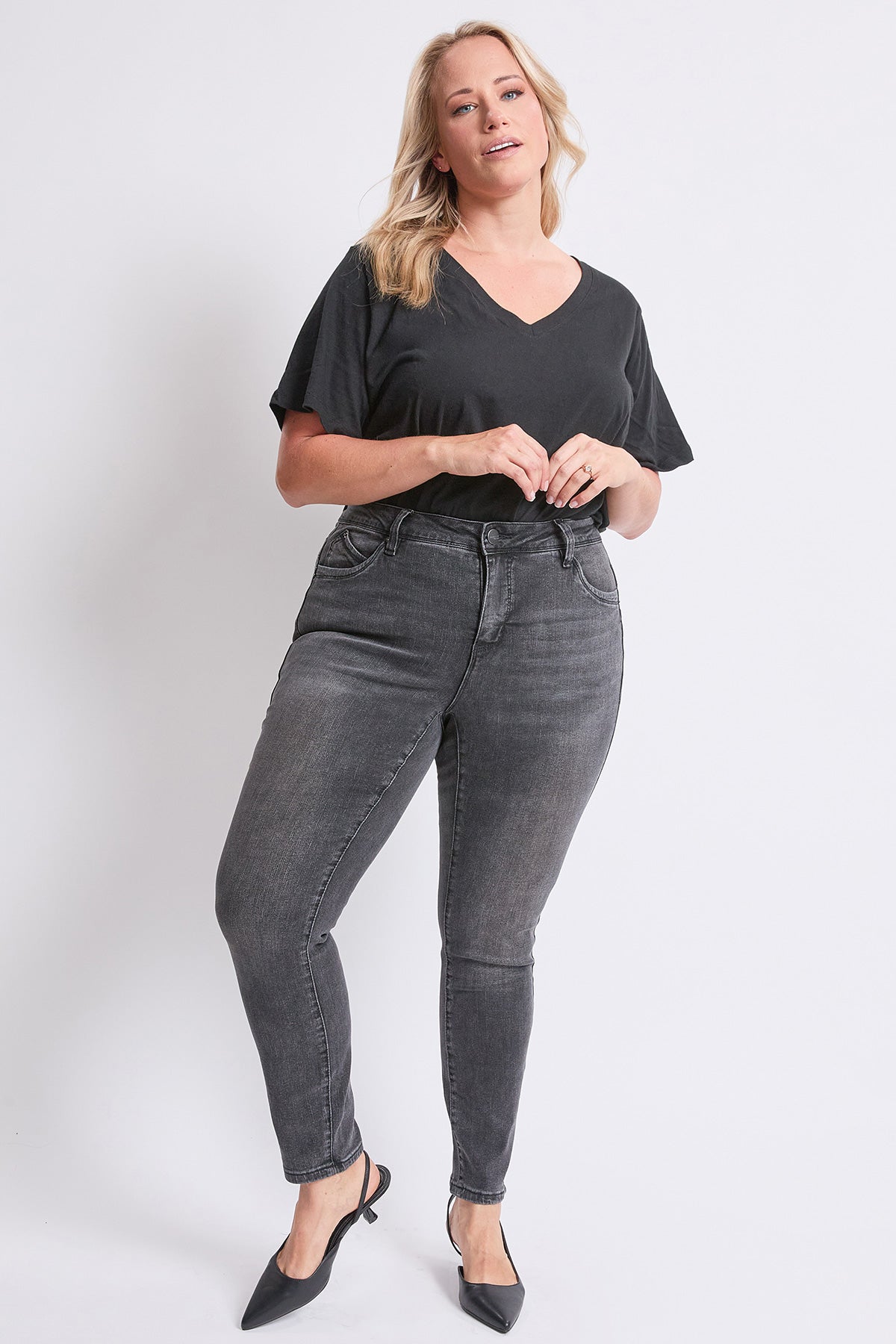 Women's Plus High Rise Curve Confidence  Skinny Jeans