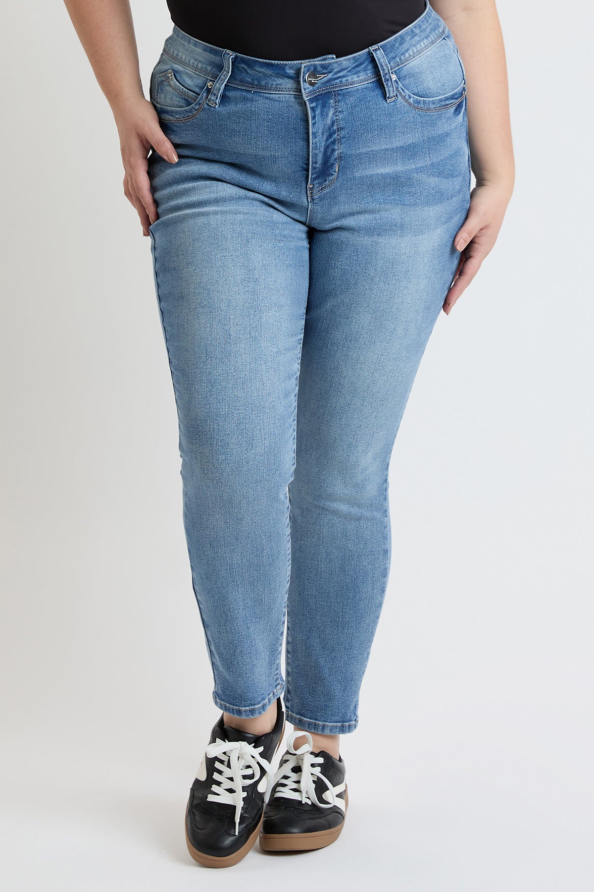 Women's Plus High Rise Curve Confidence  Skinny Jeans