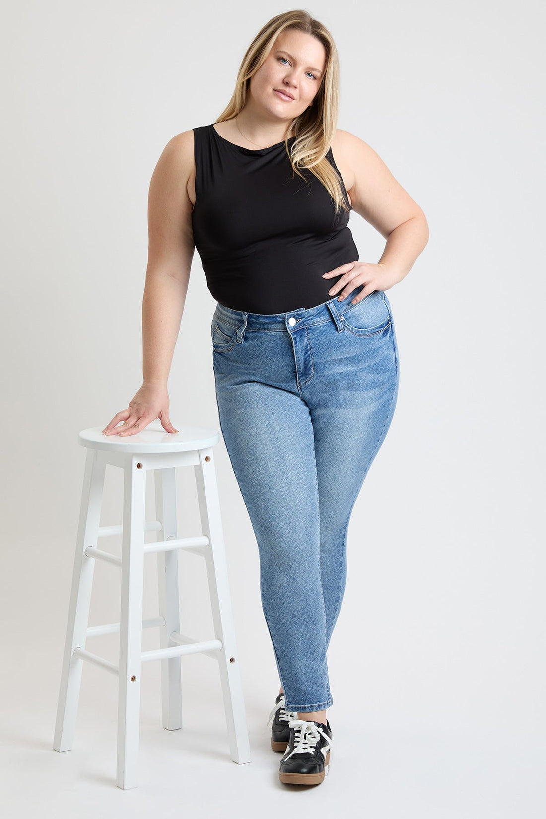 Women's Plus High Rise Curve Confidence  Skinny Jeans