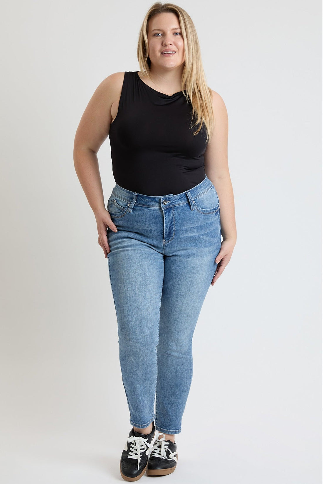 Women's Plus High Rise Curve Confidence  Skinny Jeans