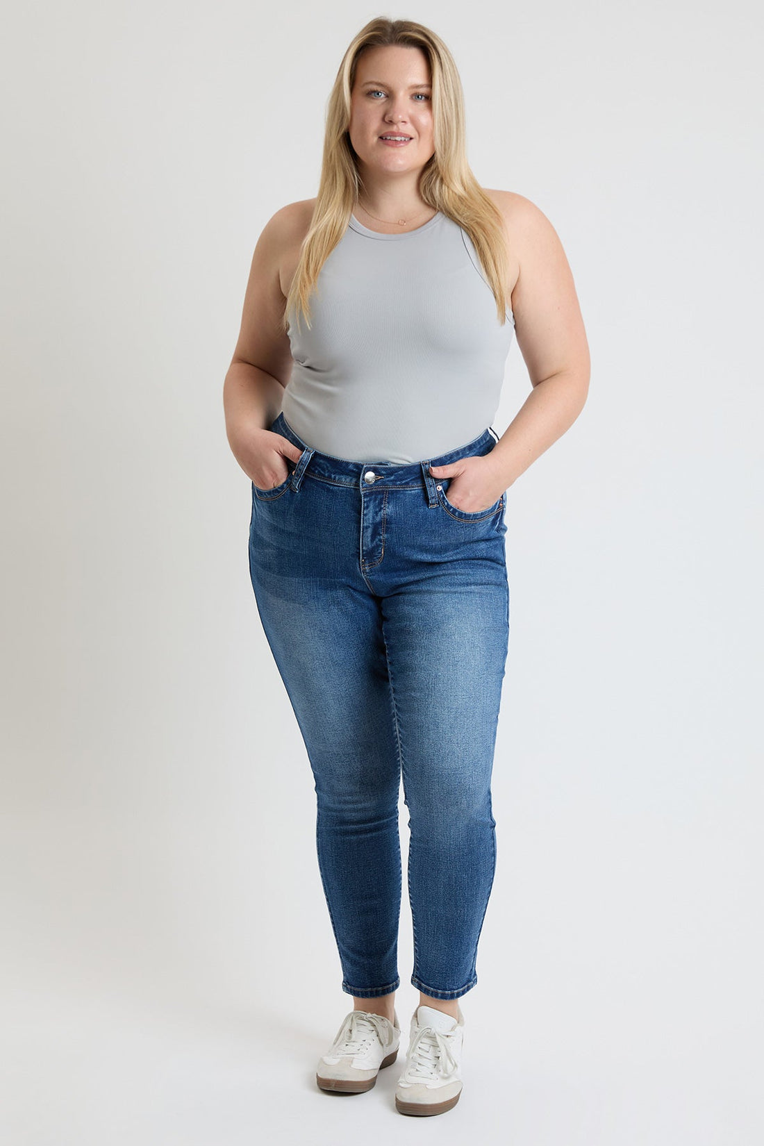 Women's Plus High Rise Curve Confidence  Skinny Jeans