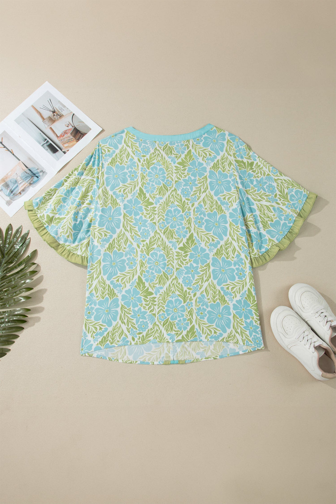 Elina Trim Short Sleeve PLUS Blouse