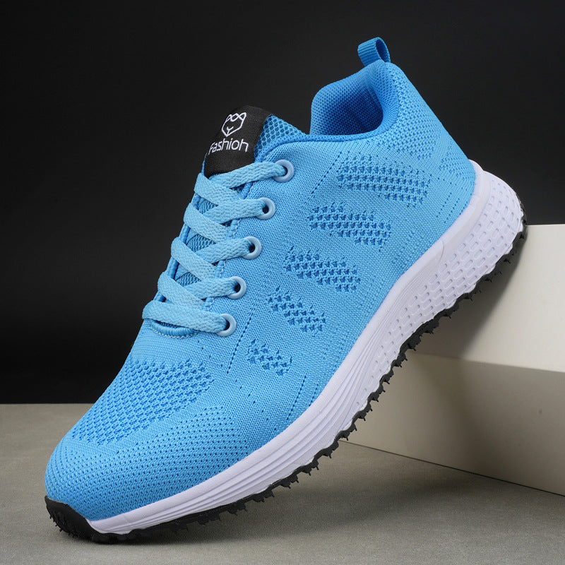 Women's Plus Size Spring And Autumn Sneakers Women's Fly-kit Mesh Women's Shoes