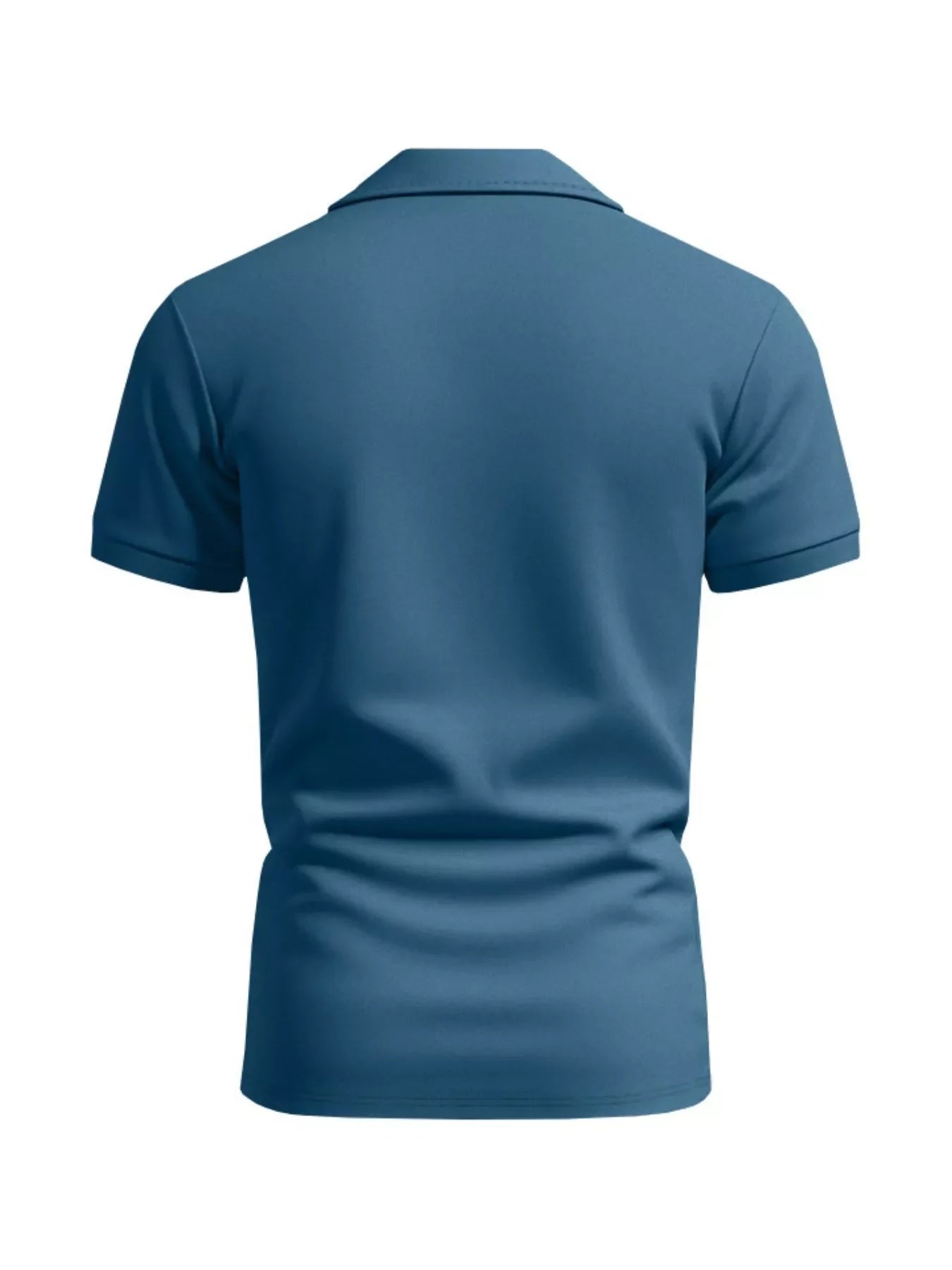 Men's Full Size Slim-Fit Short Sleeve Polo Plus Size