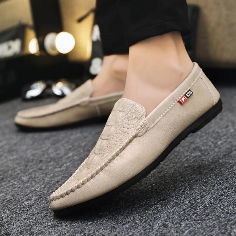 Men's Slip-on Casual Pattern Shoes
