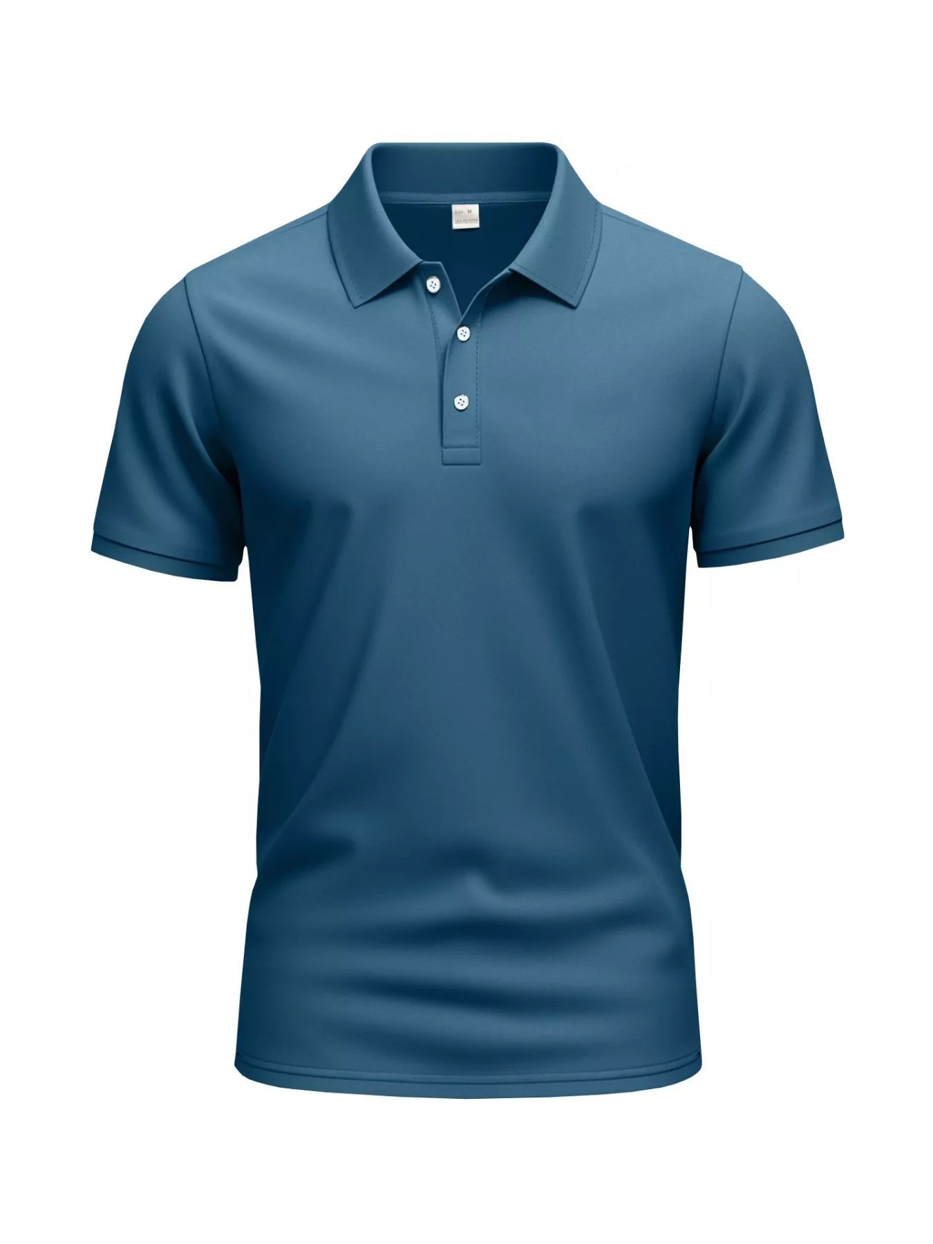 Men's Full Size Slim-Fit Short Sleeve Polo Plus Size