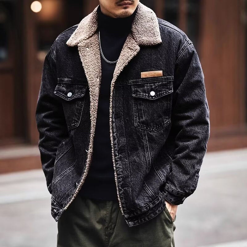 Corduroy Cotton-padded Casual Coat For Men