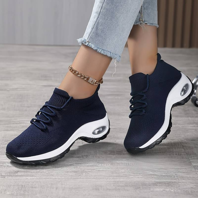 Women's Flying Knit Platform Sneakers