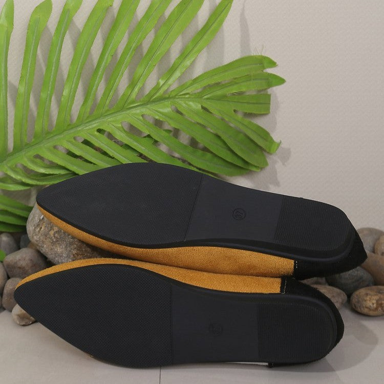 Women's Pointed-Toe Slip-On Flat Shoes | Breathable Fabric Everyday Flats