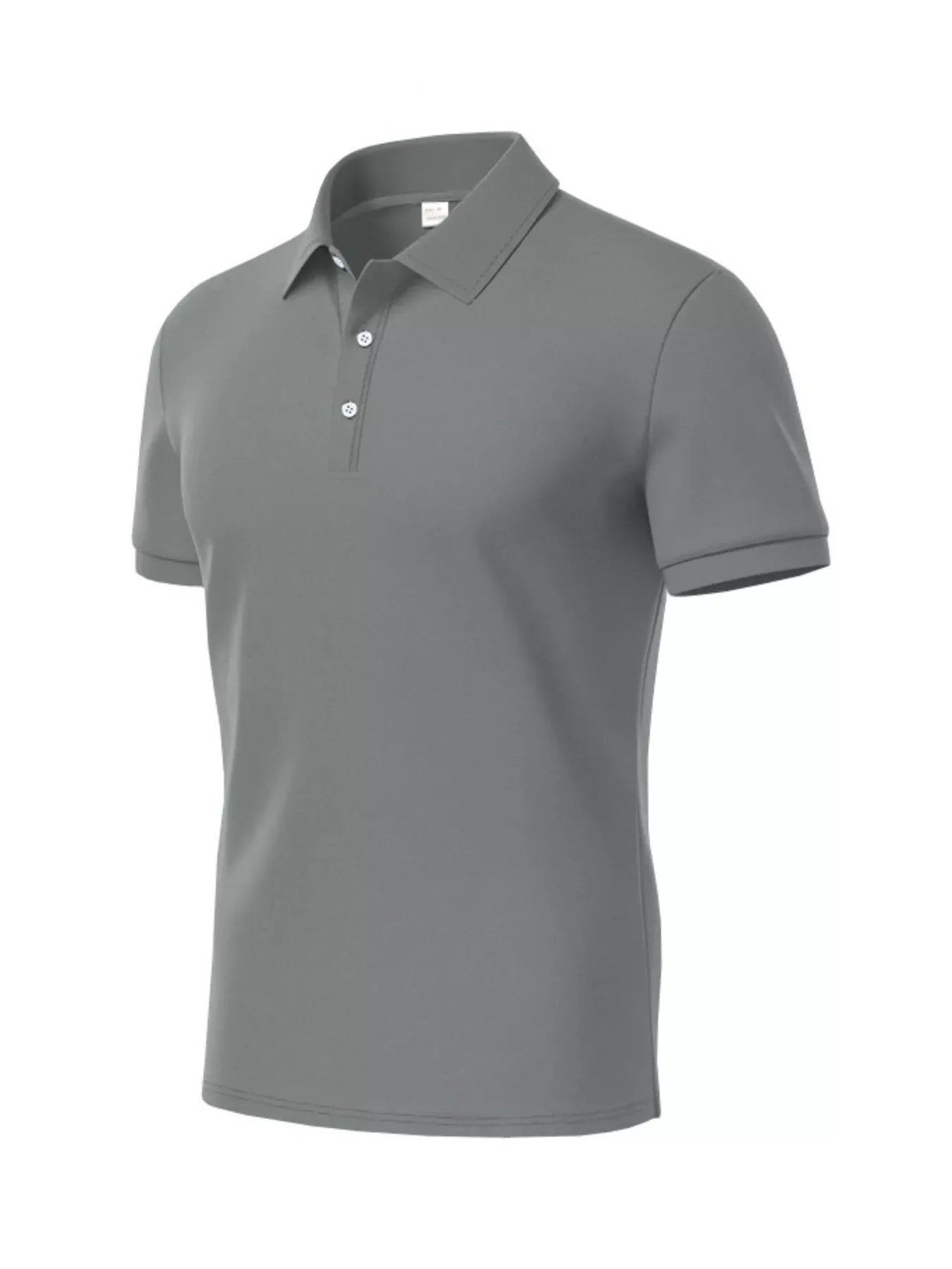 Men's Full Size Slim-Fit Short Sleeve Polo Plus Size