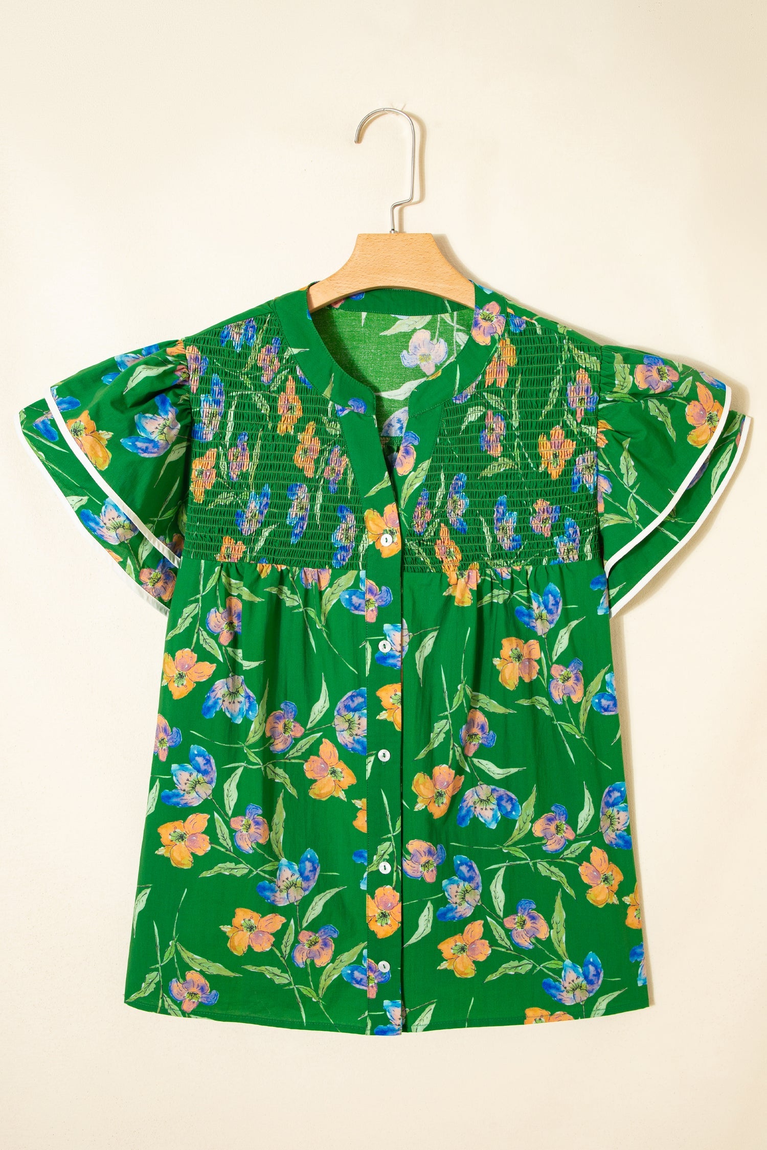 Women's Keilani Short Sleeve Floral PLUS Top