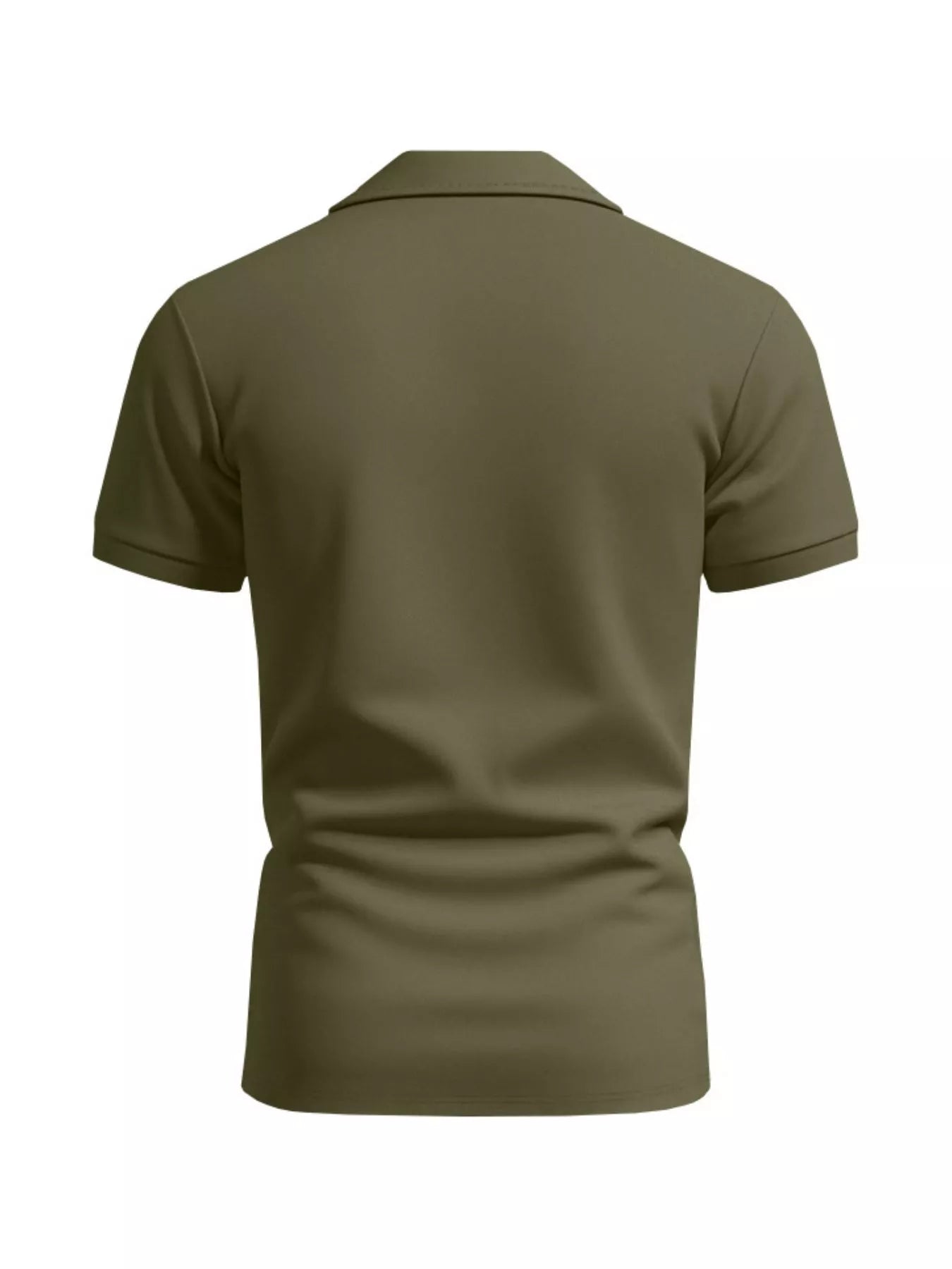 Men's Full Size Slim-Fit Short Sleeve Polo Plus Size