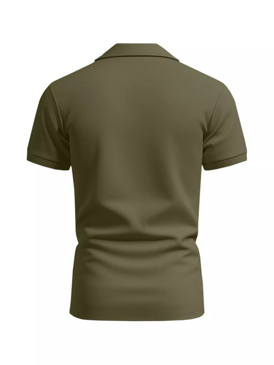 Men's Full Size Slim-Fit Short Sleeve Polo Plus Size