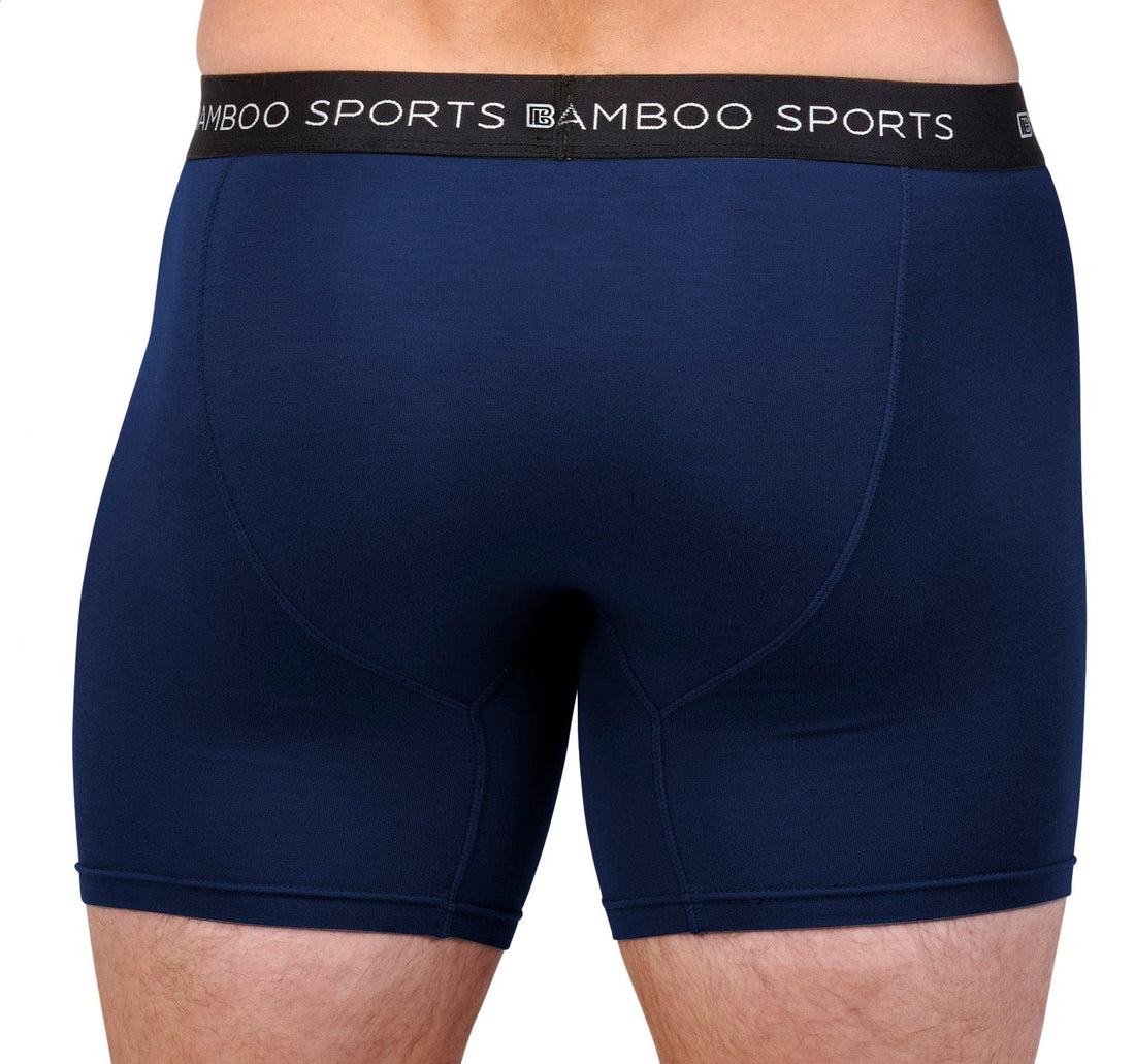 Men's 4" Inseam Bamboo Rayon Boxer Briefs - 4 Pack