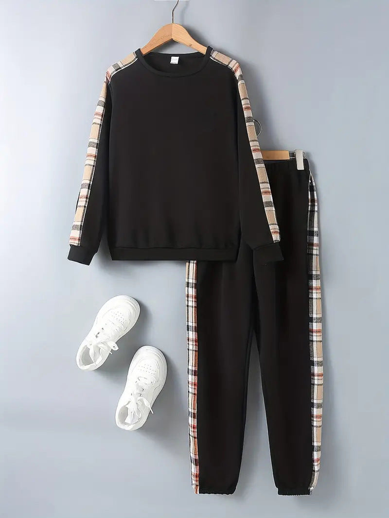 Design Sense Multicolor Hoodie Pants Two-piece Set See size chart under “more details”