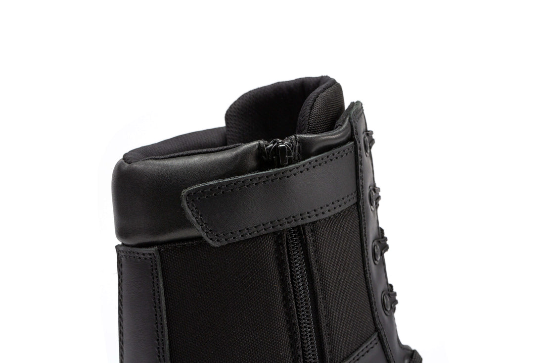 Botas Pro Black Men's 8 inch Side Zipper Military Tactical Boots BP703