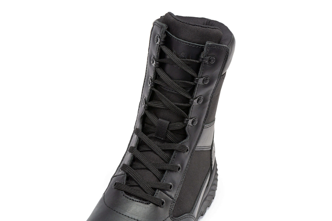 Botas Pro Black Men's 8 inch Side Zipper Military Tactical Boots BP703