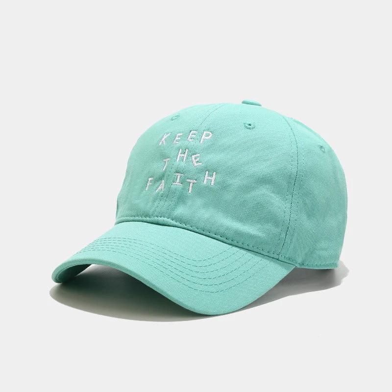 Men's "Keep The Faith" Embroidered Baseball Cap