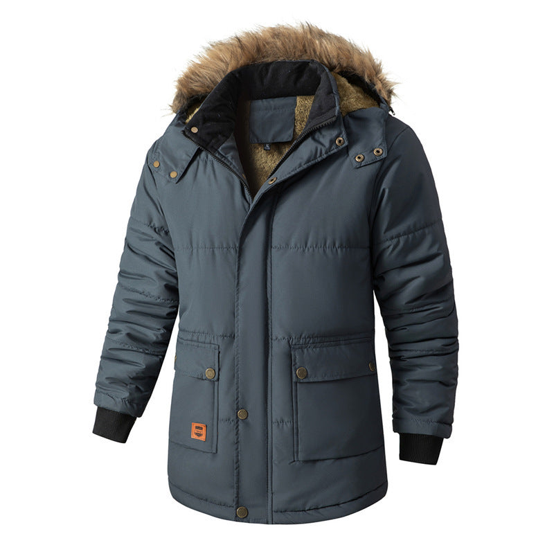 Hooded Padded And Insulated Coat