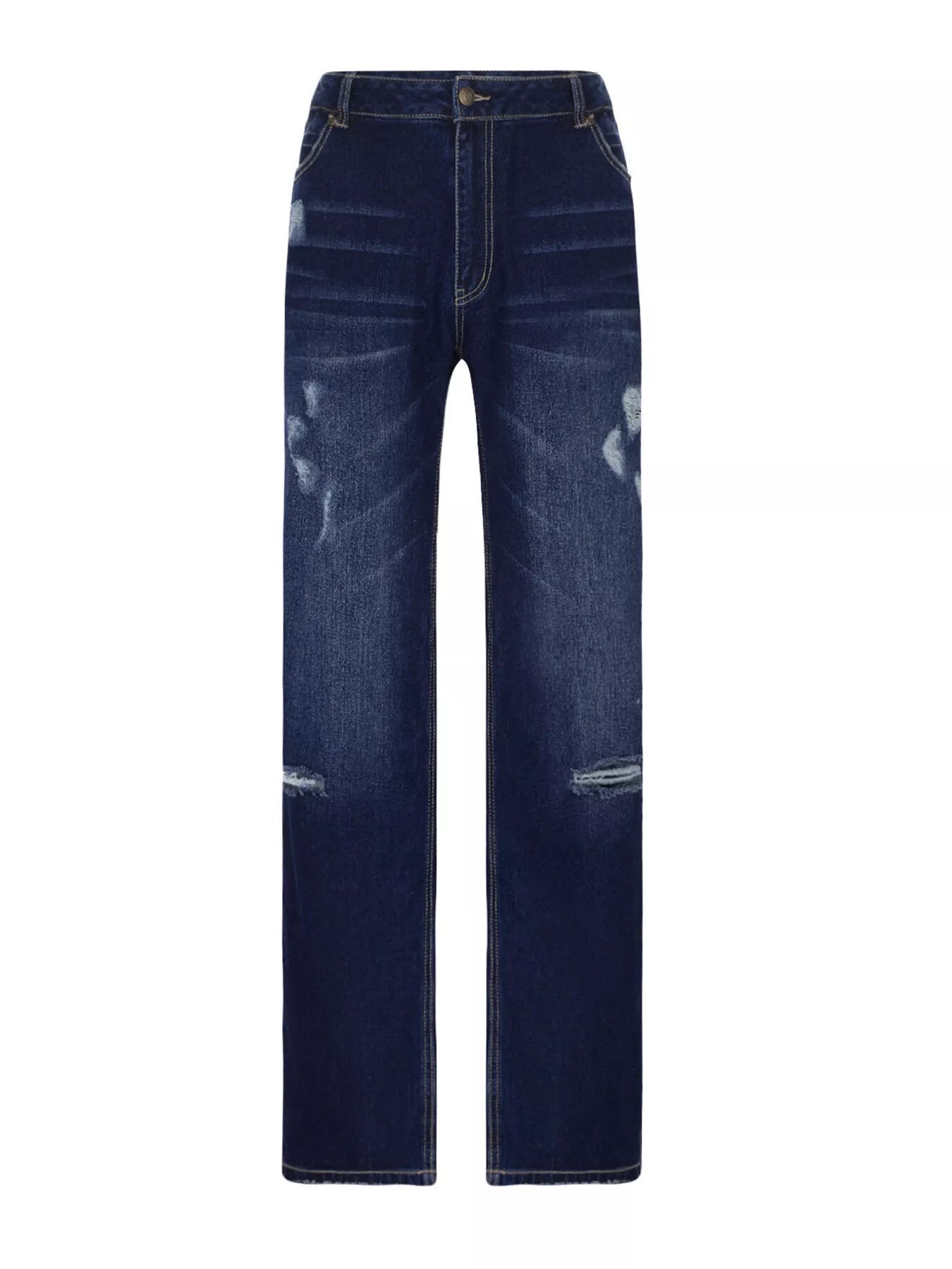 Women's Distressed Loose Fit Jeans
