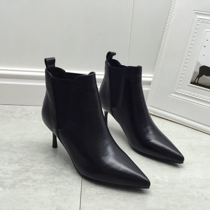 Women's Stiletto High Boots | Soft Microfiber Pointed-Toe Lined Boots