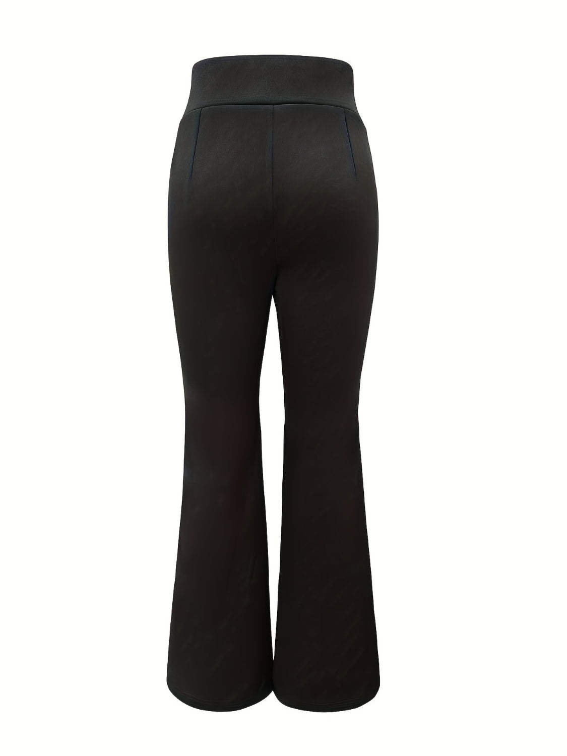Luxe Style Lace Up Slit Bootcut Pants – Stylish Crisscross Design See size chart under “more details”