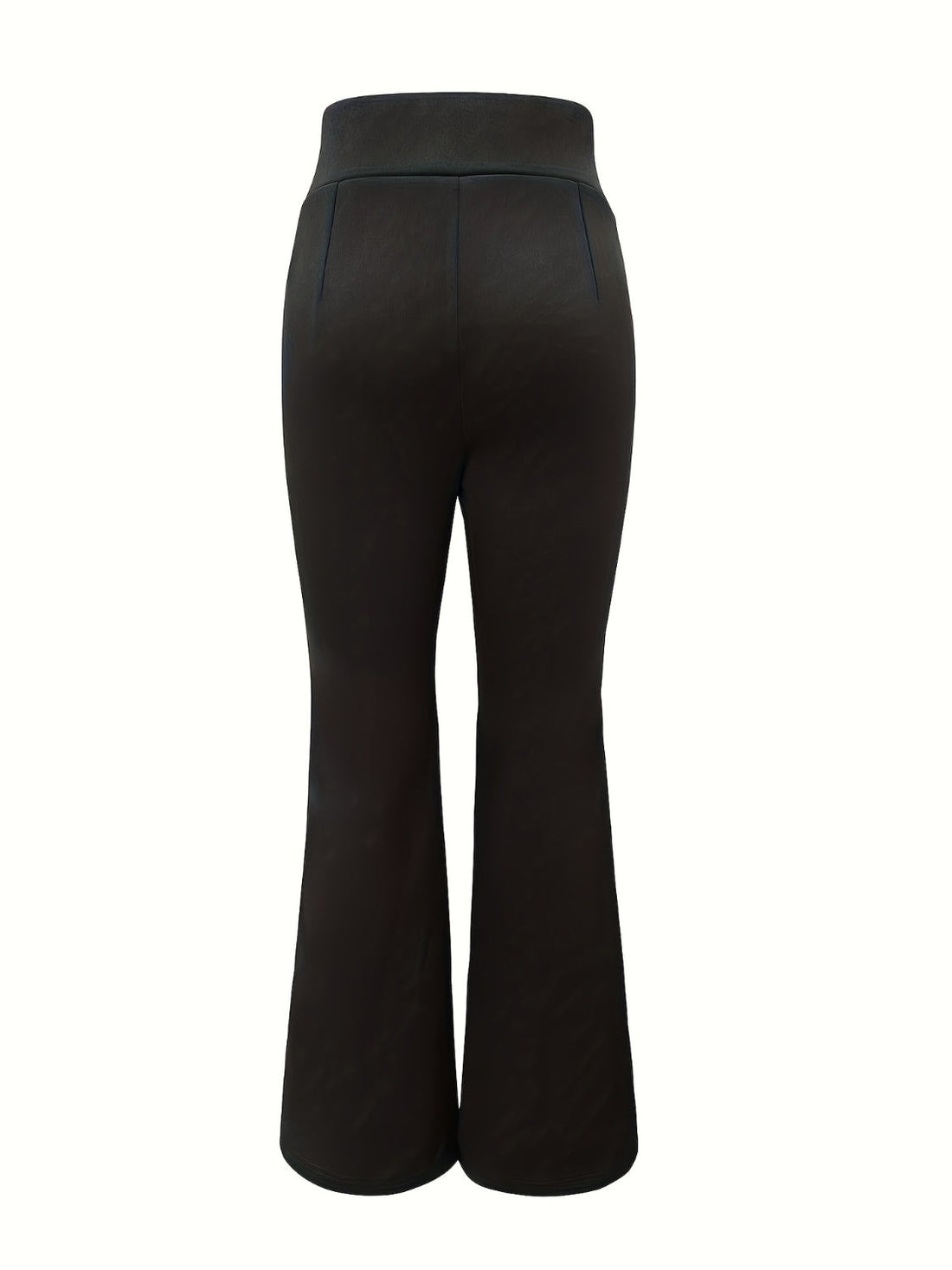 Luxe Style Lace Up Slit Bootcut Pants – Stylish Crisscross Design See size chart under “more details”