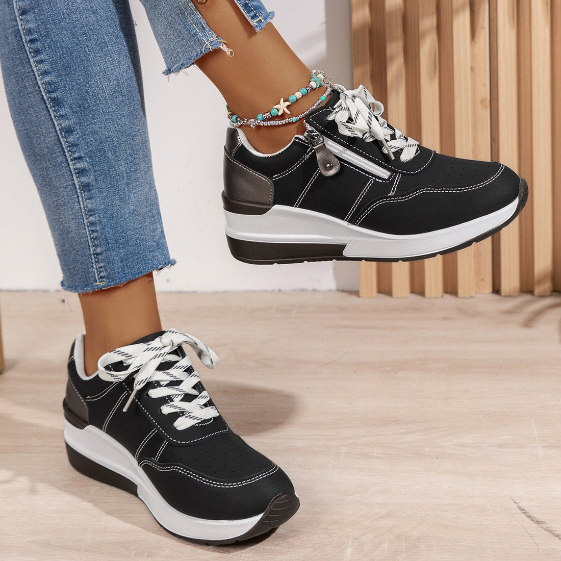 Women's Casual Fashion All-matching Plus Size Sneakers