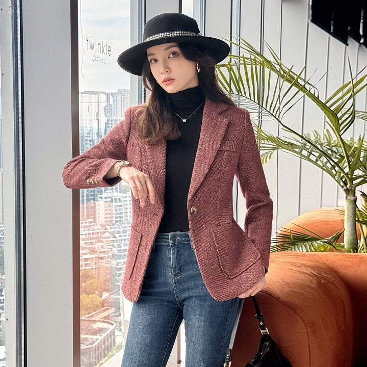 Springautumn New-season Sophisticated Wool Coat