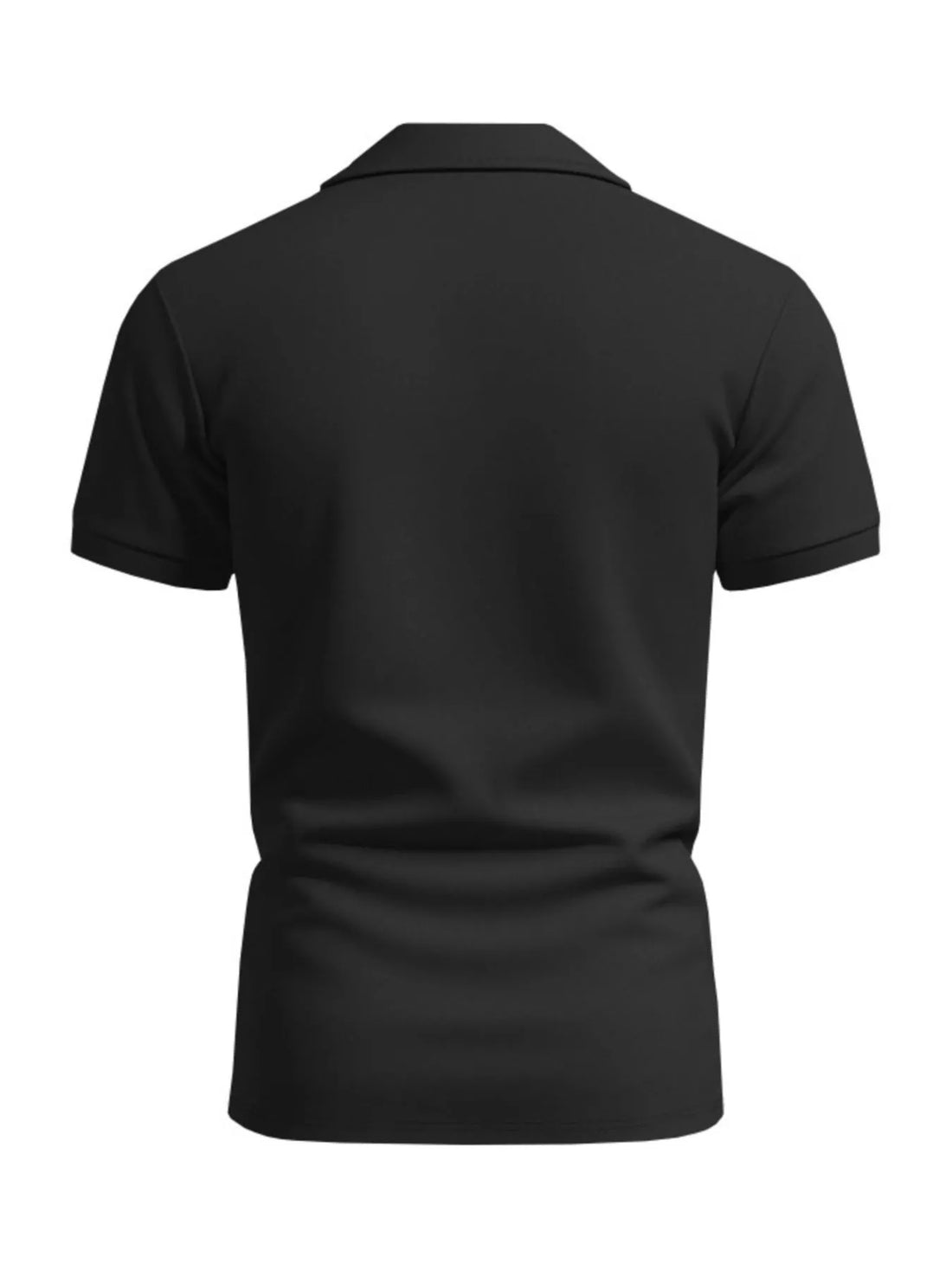 Men's Full Size Slim-Fit Short Sleeve Polo Plus Size