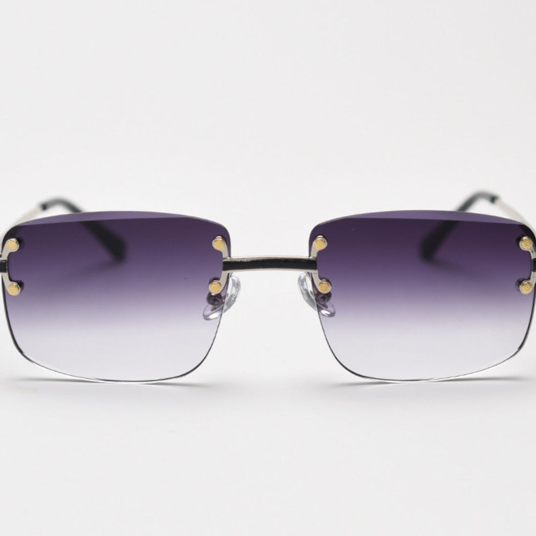 Rimless Gradient Tinted Sunglasses