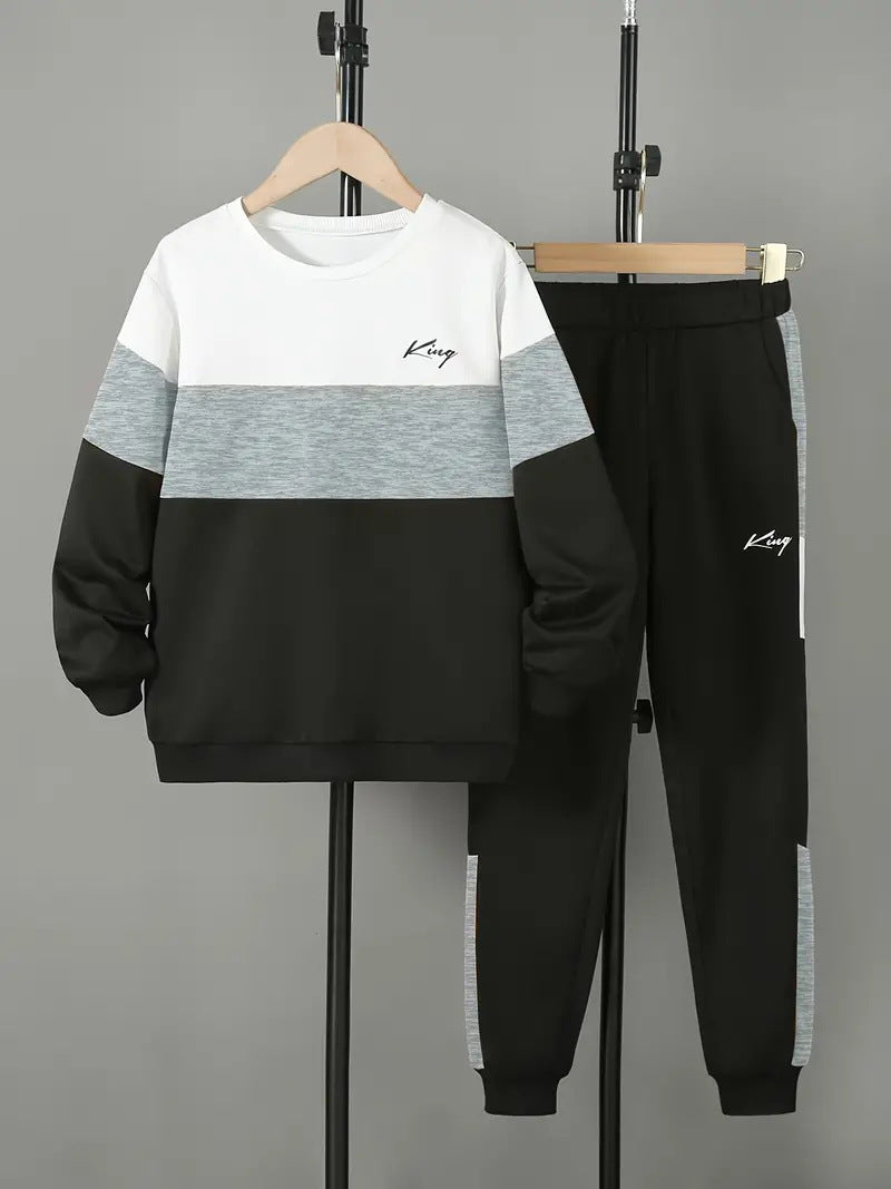 Design Sense Multicolor Hoodie Pants Two-piece Set See size chart under “more details”