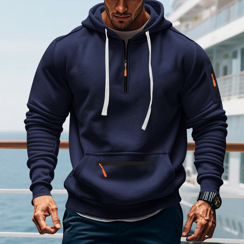 hoodie with zipper with multiple color options