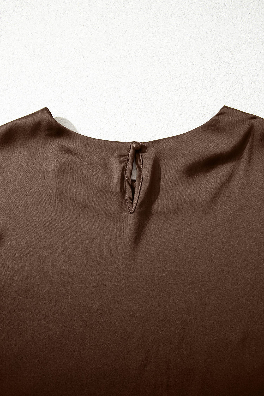 Saige Short Sleeve Satin Top