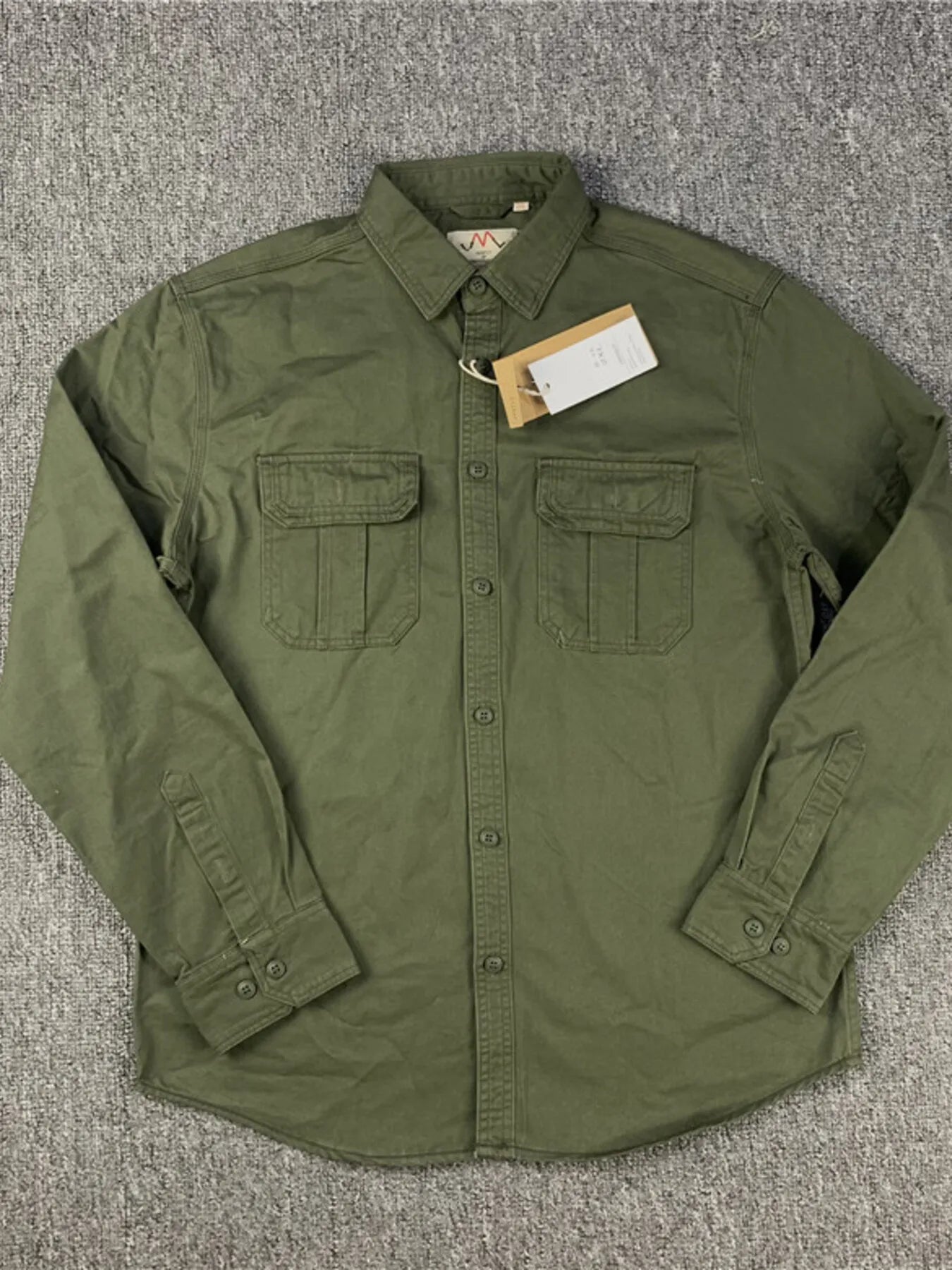 Men's Plus Size Button Up Long Sleeve Shirt