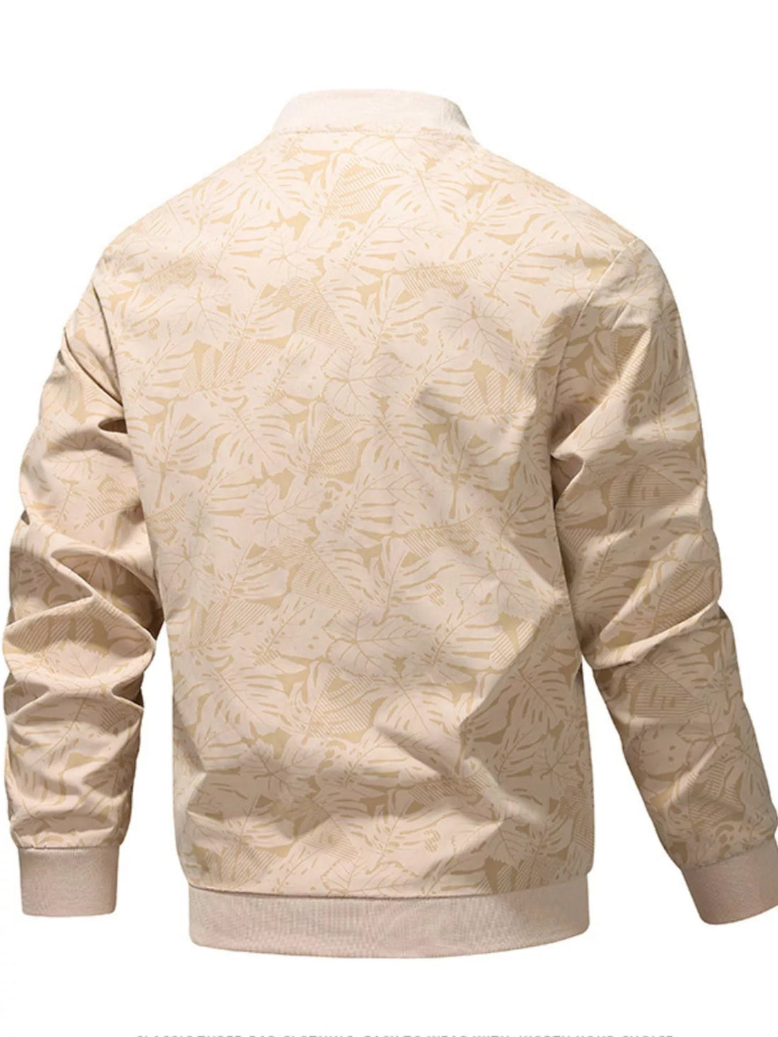 Men's Plus Size Zip Up Lightweight Bomber Jacket
