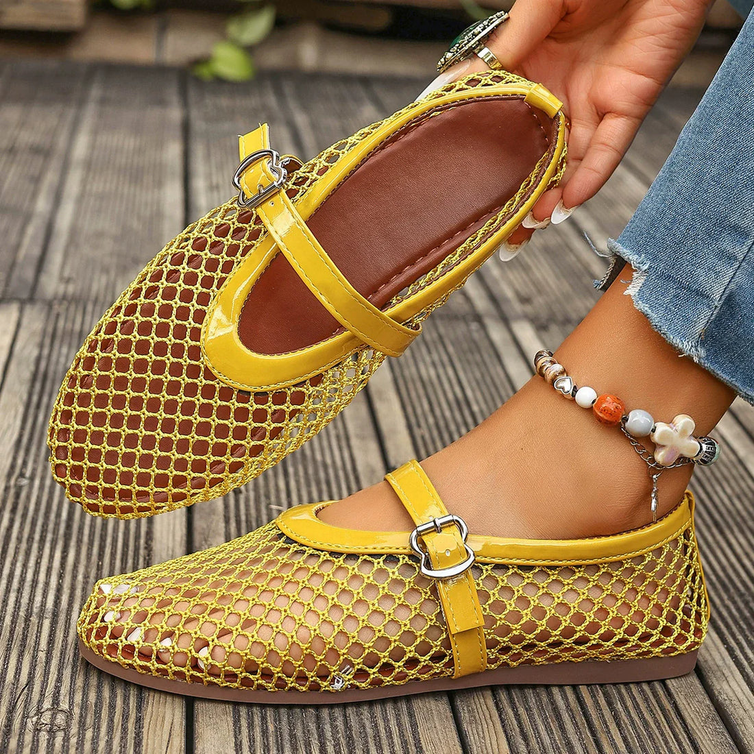 Round Toe Slip-Ons