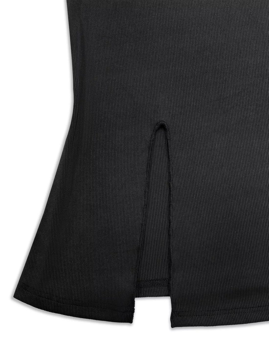 Plus Size Slit Round Neck Cami See size chart under “more details”