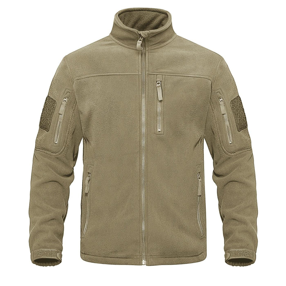 Dark Blue Warm Multi-Pockets Outdoor Tactical Fleece Jacket Soft Unique Style Jacket Work Coats Men's Windbreaker Jacket Sport Hiking Coat For Winter And Autumn