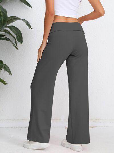 Elastic Waist Wide Leg Pants for Comfortable Everyday Wear